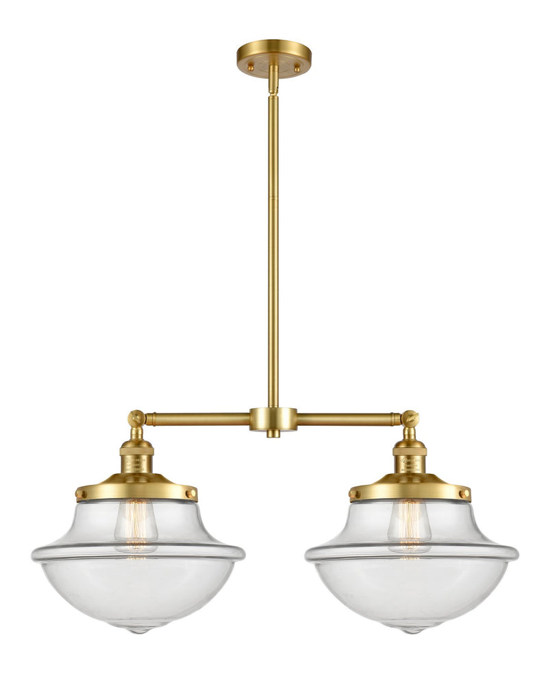 Innovations 209-SG-G542-LED LED Island Pendant, Satin Gold