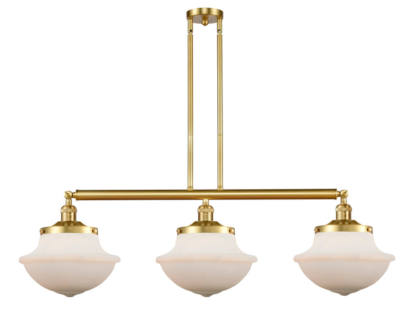 Innovations 213-SG-G541-LED LED Island Pendant, Satin Gold