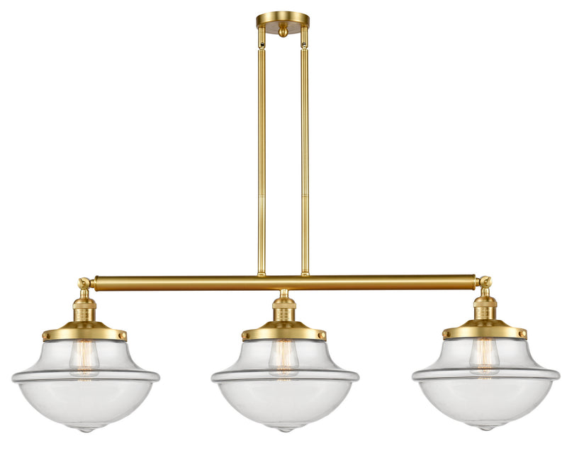 Innovations 213-SG-G542 Three Light Island Pendant, Satin Gold