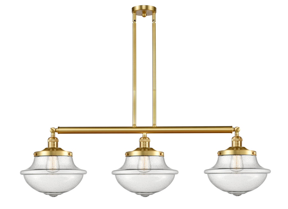 Innovations 213-SG-G544 Three Light Island Pendant, Satin Gold