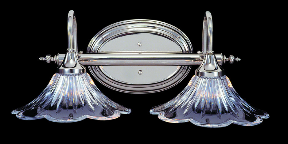 Framburg 8732 PS Two Light Wall Sconce, Polished Silver