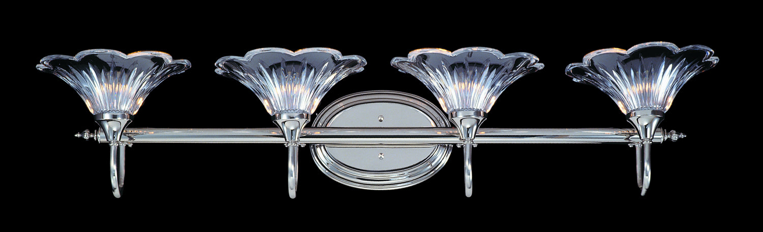 Framburg 8734 PS Four Light Wall Sconce, Polished Silver