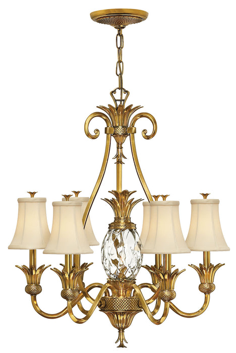 Hinkley 4886BB LED Foyer Pendant, Burnished Brass