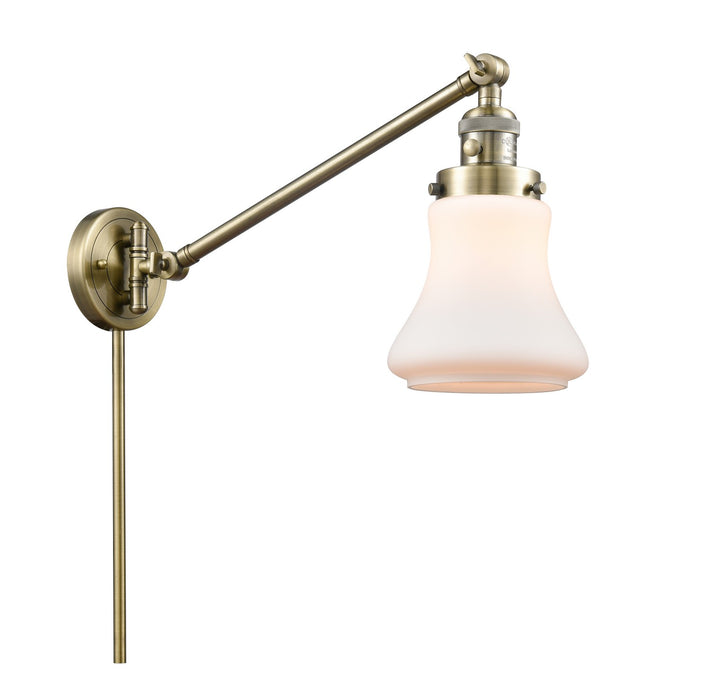 Innovations 237-AB-G191-LED LED Swing Arm Lamp, Antique Brass