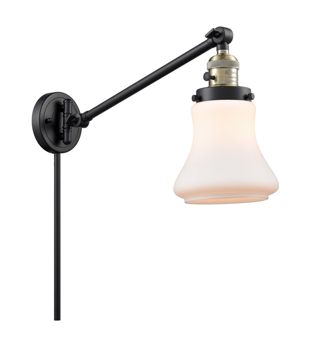 Innovations 237-BAB-G191-LED LED Swing Arm Lamp, Black Antique Brass