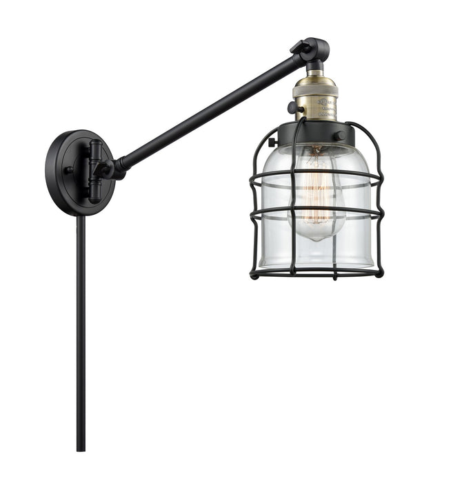 Innovations 237-BAB-G52-CE-LED LED Swing Arm Lamp, Black Antique Brass