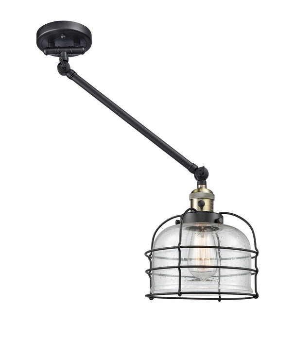 Innovations 237-BAB-G74-CE-LED LED Swing Arm Lamp, Black Antique Brass