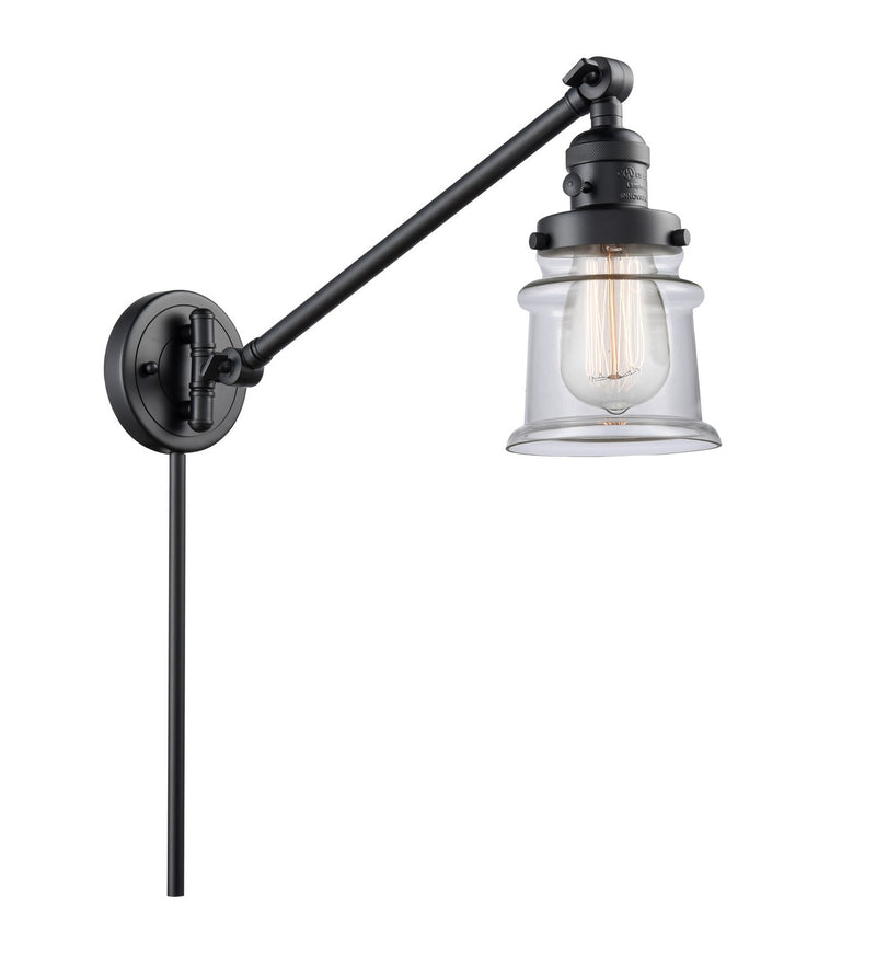 Innovations 237-BK-G182S-LED LED Swing Arm Lamp, Matte Black