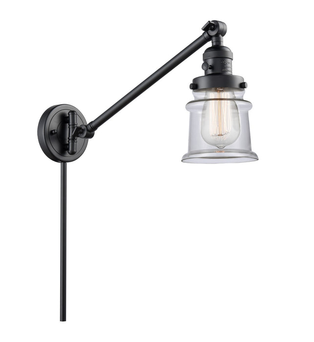 Innovations 237-BK-G182S-LED LED Swing Arm Lamp, Matte Black