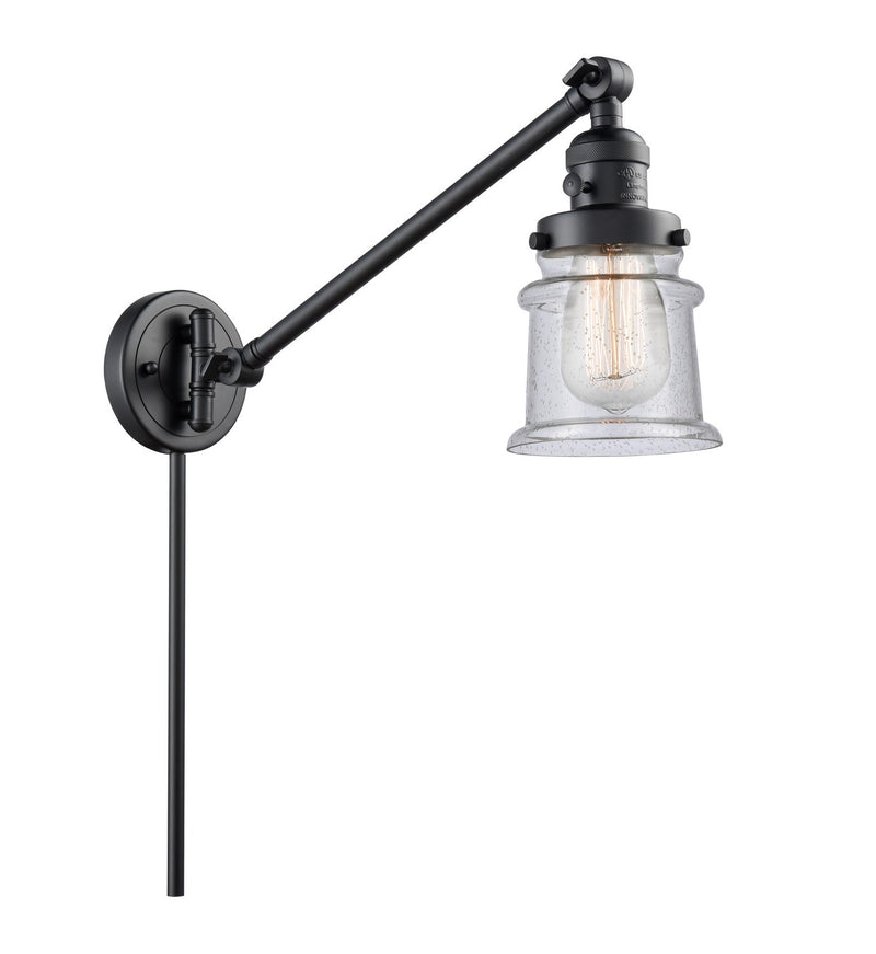 Innovations 237-BK-G184S-LED LED Swing Arm Lamp, Matte Black