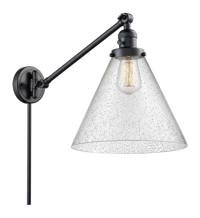 Innovations 237-BK-G44-L-LED LED Swing Arm Lamp, Matte Black