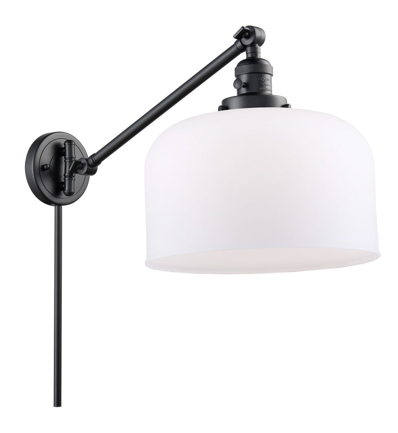 Innovations 237-BK-G71-L-LED LED Swing Arm Lamp, Matte Black