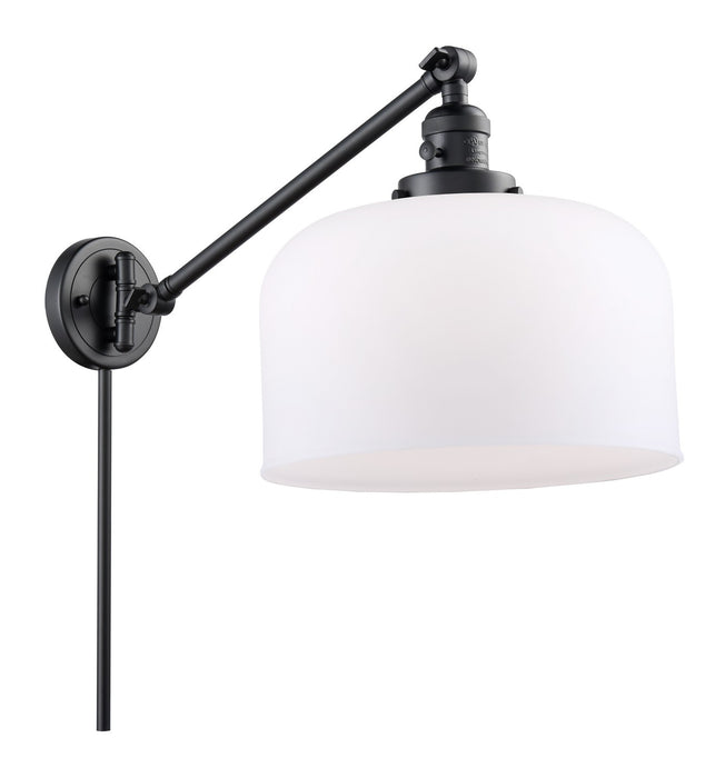Innovations 237-BK-G71-L-LED LED Swing Arm Lamp, Matte Black