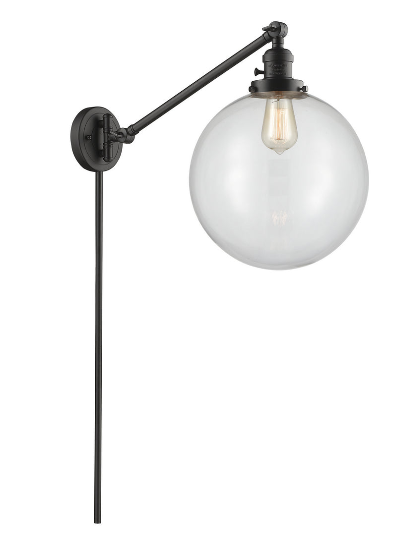 Innovations 237-OB-G202-12 One Light Swing Arm Lamp, Oil Rubbed Bronze