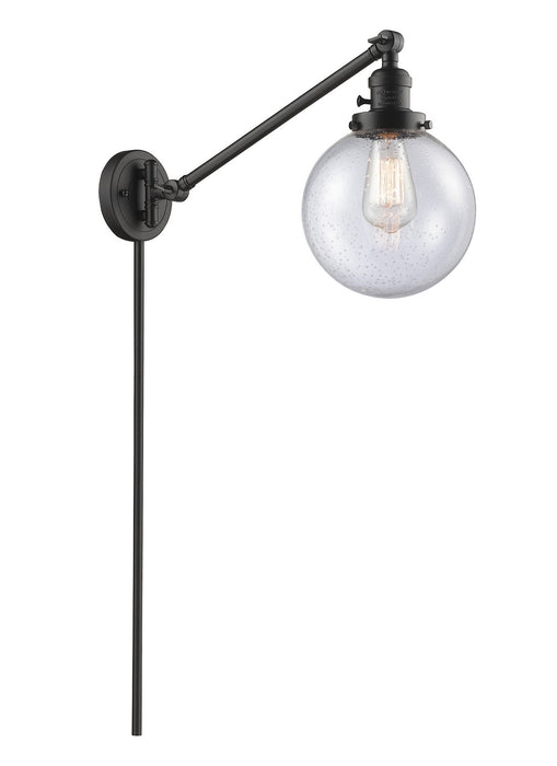 Innovations 237-OB-G204-8-LED LED Swing Arm Lamp, Oil Rubbed Bronze