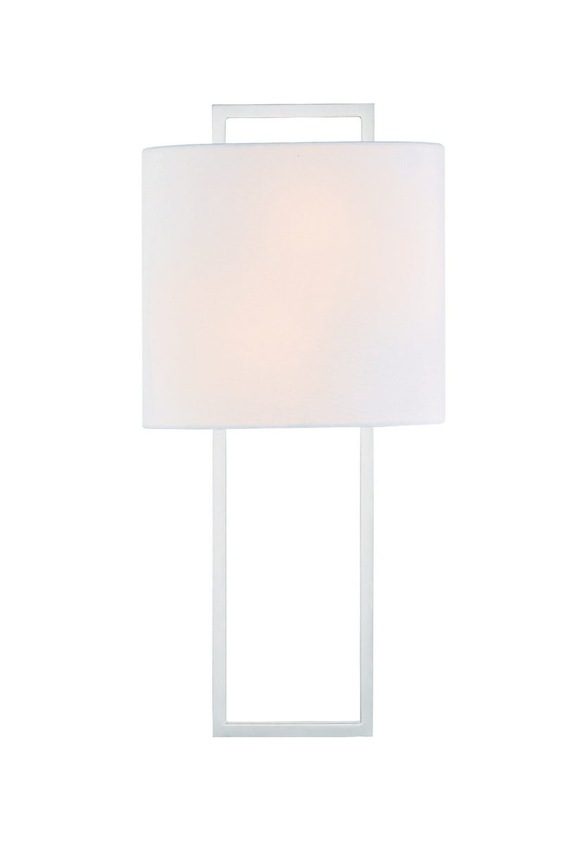 Crystorama FRE-422-PN Two Light Wall Sconce, Polished Nickel