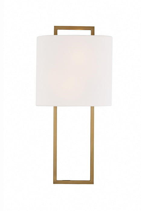 Crystorama FRE-422-VG Two Light Wall Sconce, Vibrant Gold