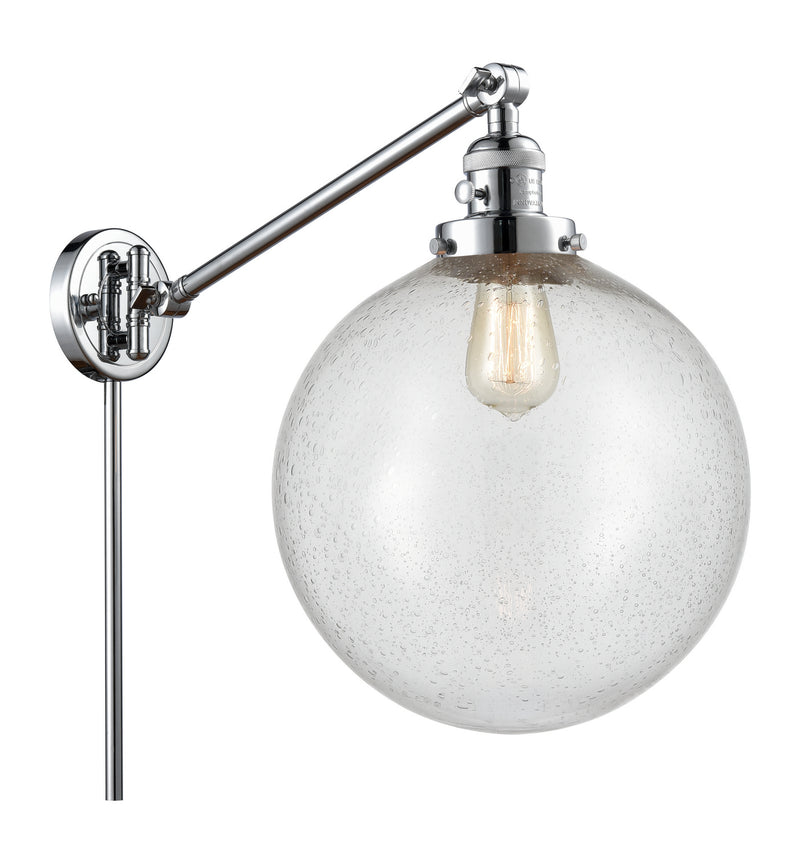 Innovations 237-PC-G204-12 One Light Swing Arm Lamp, Polished Chrome