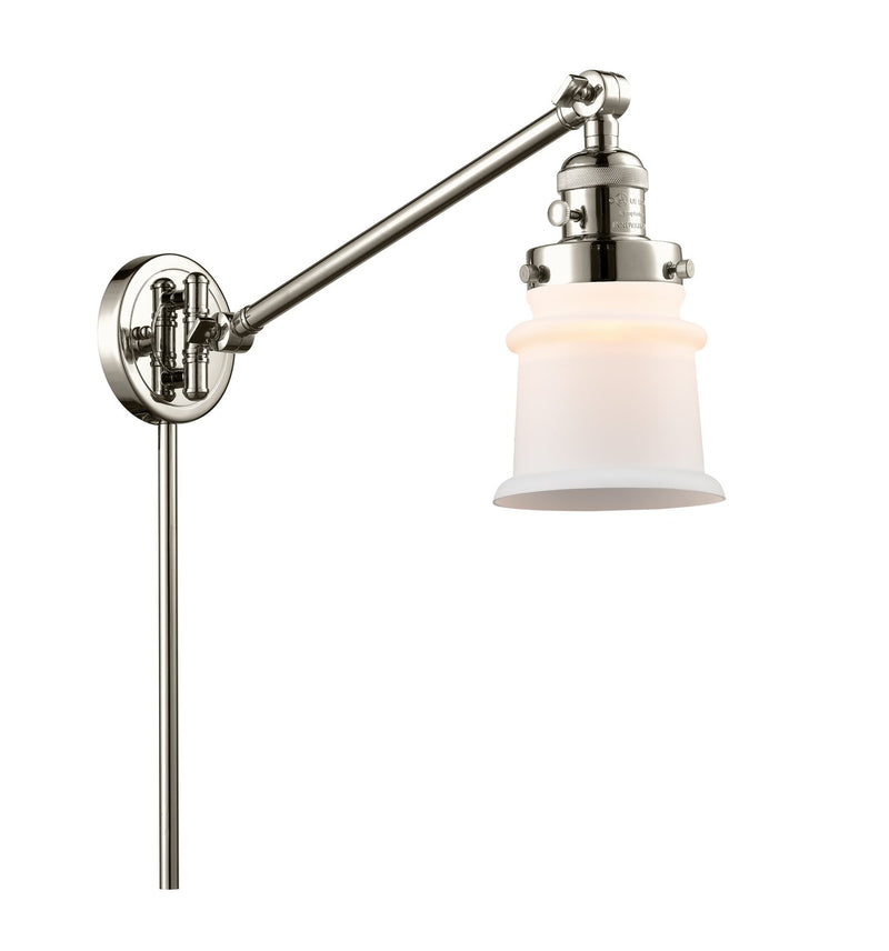 Innovations 237-PN-G181S-LED LED Swing Arm Lamp, Polished Nickel