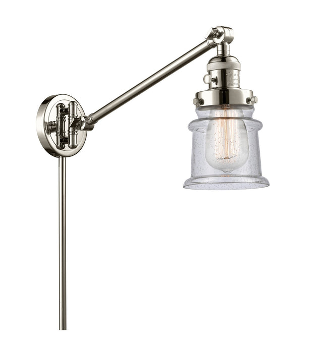 Innovations 237-PN-G184S-LED LED Swing Arm Lamp, Polished Nickel