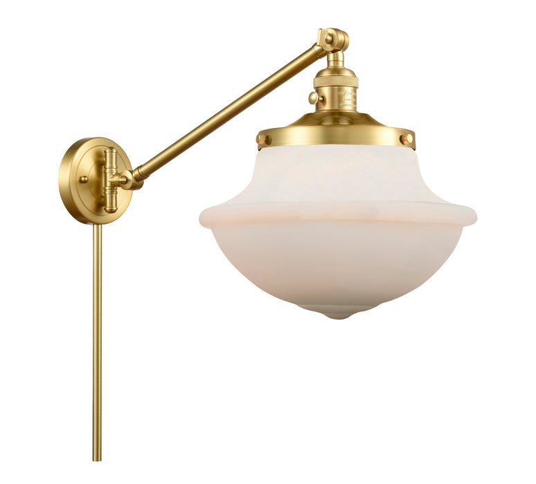 Innovations 237-SG-G541 One Light Swing Arm Lamp, Satin Gold