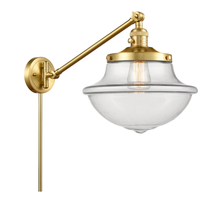 Innovations 237-SG-G542 One Light Swing Arm Lamp, Satin Gold