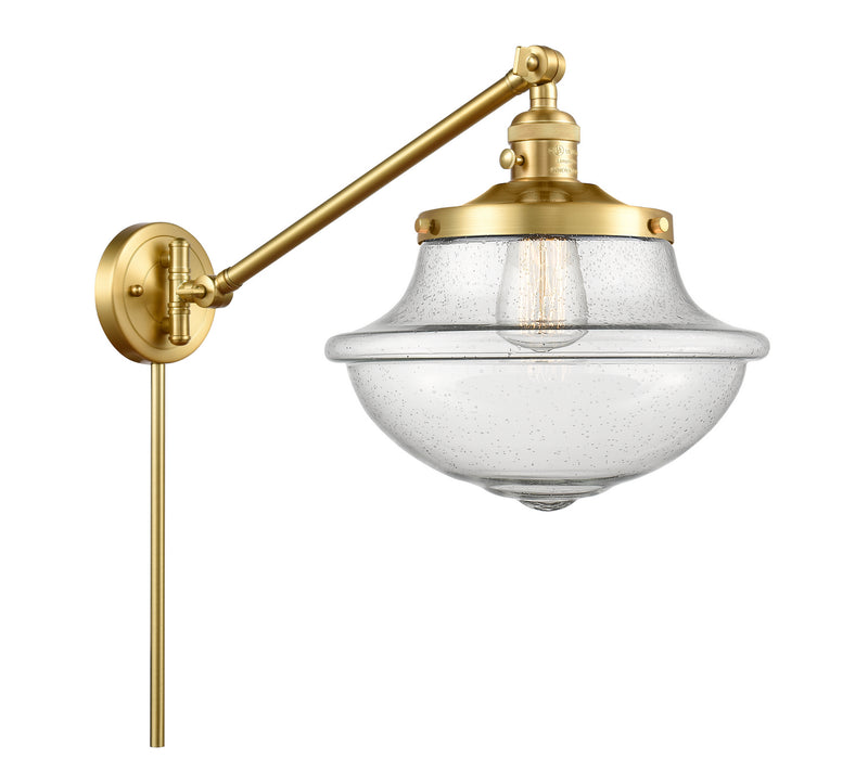 Innovations 237-SG-G544 One Light Swing Arm Lamp, Satin Gold