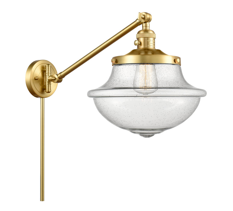 Innovations 237-SG-G544 One Light Swing Arm Lamp, Satin Gold