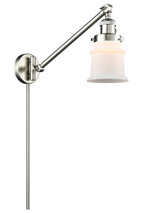 Innovations 237-SN-G181S-LED LED Swing Arm Lamp, Brushed Satin Nickel