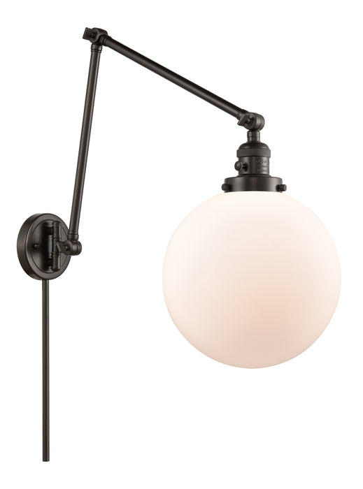 Innovations 238-OB-G201-10 One Light Swing Arm Lamp, Oil Rubbed Bronze