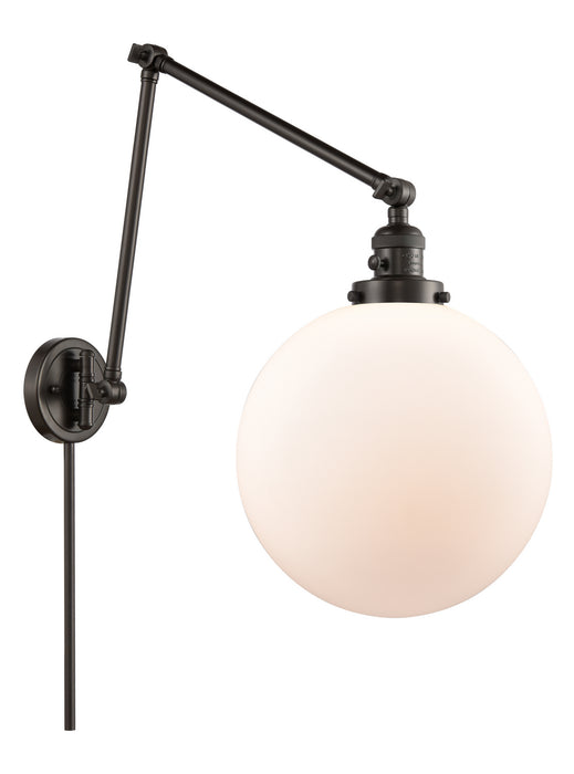 Innovations 238-OB-G201-12 One Light Swing Arm Lamp, Oil Rubbed Bronze