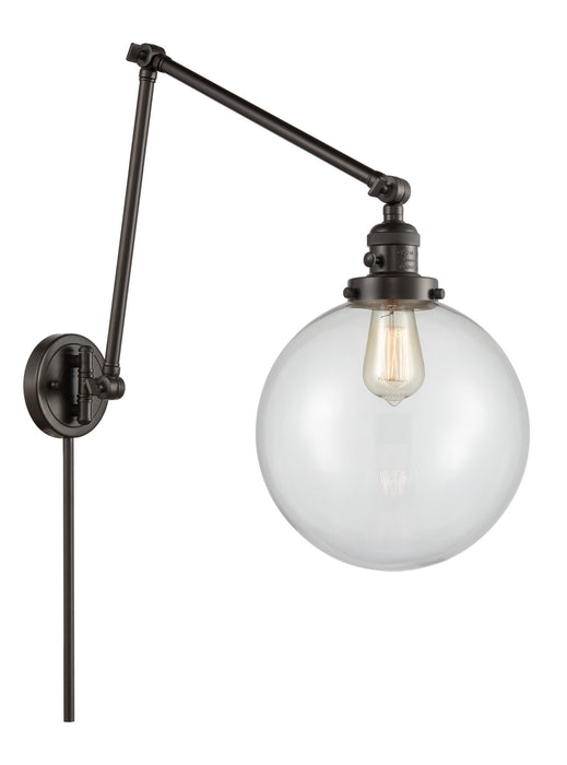 Innovations 238-OB-G202-10 One Light Swing Arm Lamp, Oil Rubbed Bronze