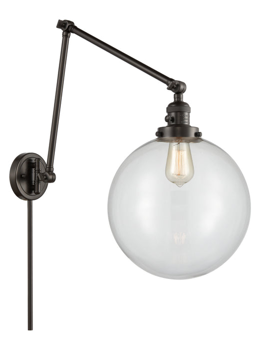 Innovations 238-OB-G202-12 One Light Swing Arm Lamp, Oil Rubbed Bronze