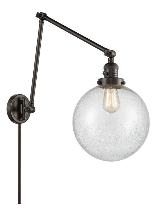 Innovations 238-OB-G204-10 One Light Swing Arm Lamp, Oil Rubbed Bronze
