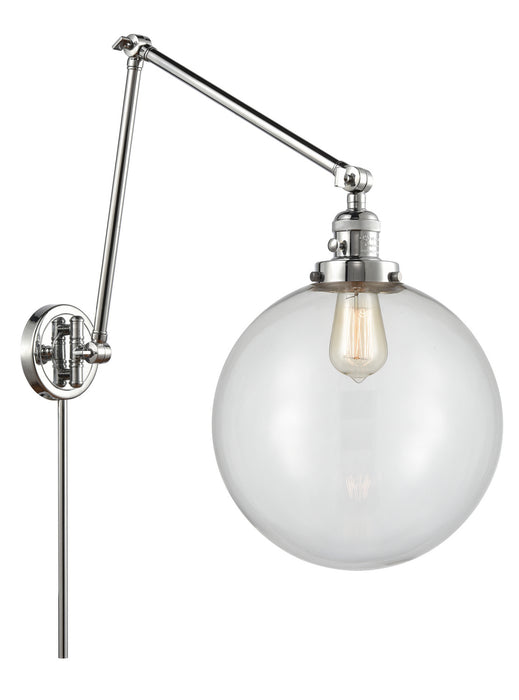 Innovations 238-PC-G202-12 One Light Swing Arm Lamp, Polished Chrome