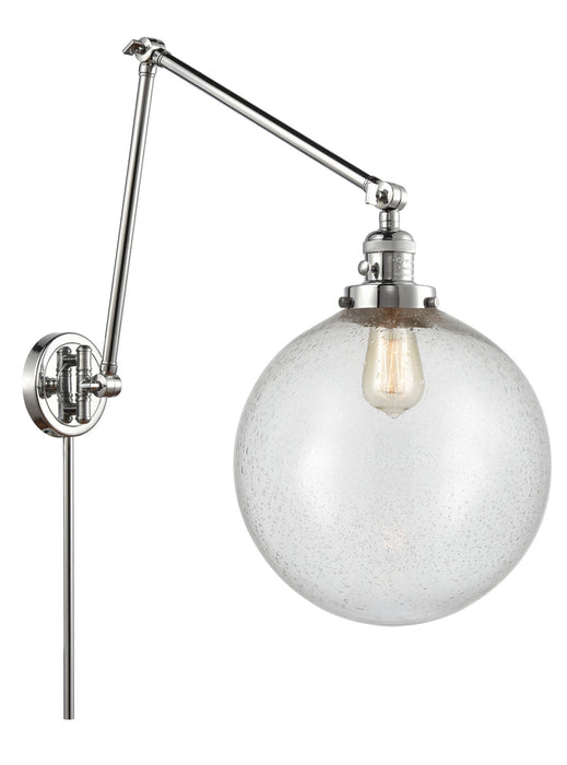 Innovations 238-PC-G204-12 One Light Swing Arm Lamp, Polished Chrome
