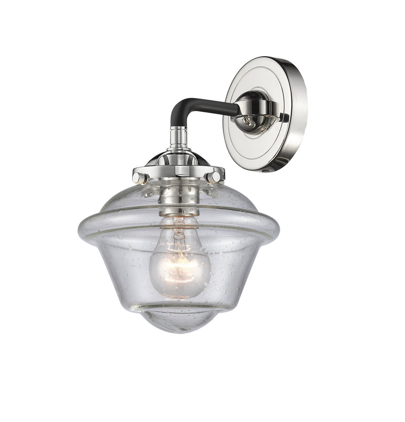 Innovations 284-1W-BPN-G534 One Light Wall Sconce, Black Polished Nickel