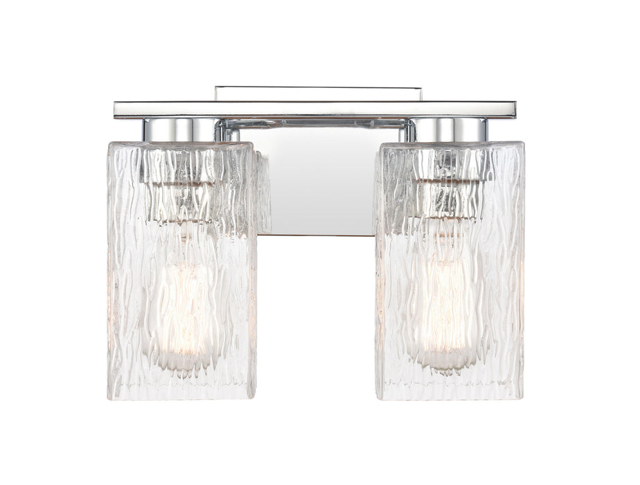 Innovations 419-2W-PC-CL Two Light Bath Vanity, Polished Chrome