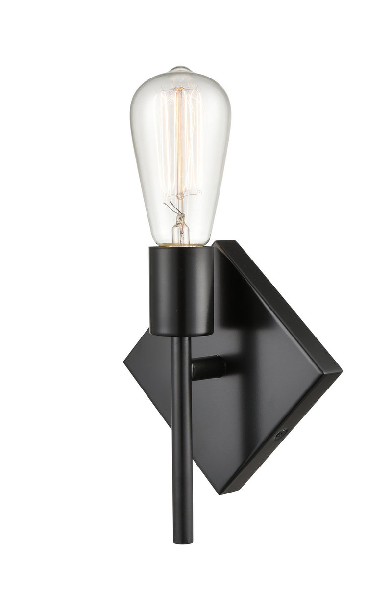 Innovations 425-1W-BK-LED LED Wall Sconce, Matte Black
