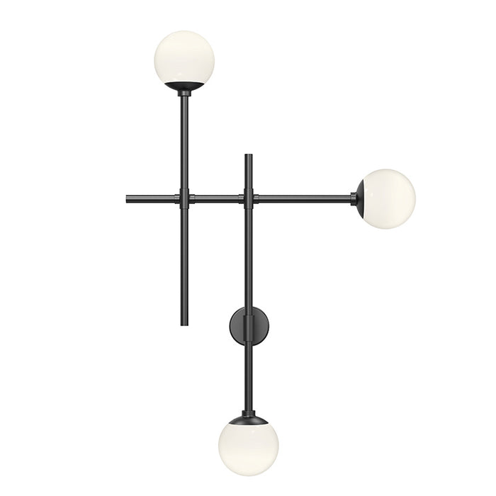 Sonneman 2063.25 LED Wall Sconce, Satin Black