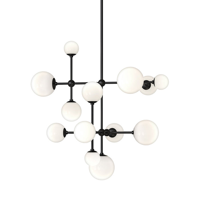 Sonneman 2064.25 LED Pendant, Satin Black