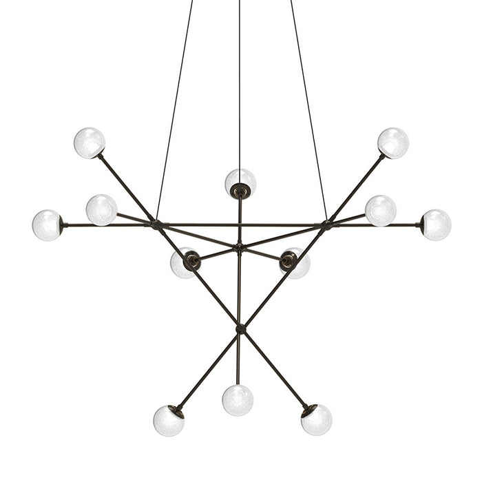 Sonneman 2082.37W LED Pendant, Polished Black Nickel