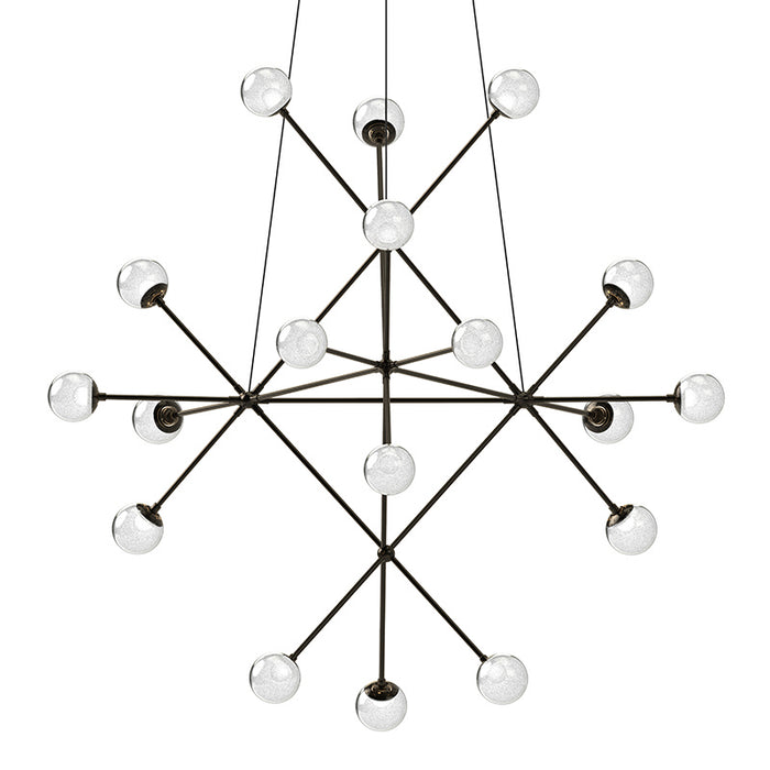 Sonneman 2084.37W LED Pendant, Polished Black Nickel