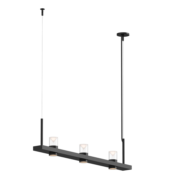 Sonneman 20QKL04B LED Pendant, Satin Black