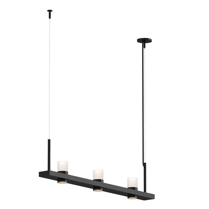 Sonneman 20QKL04C LED Pendant, Satin Black