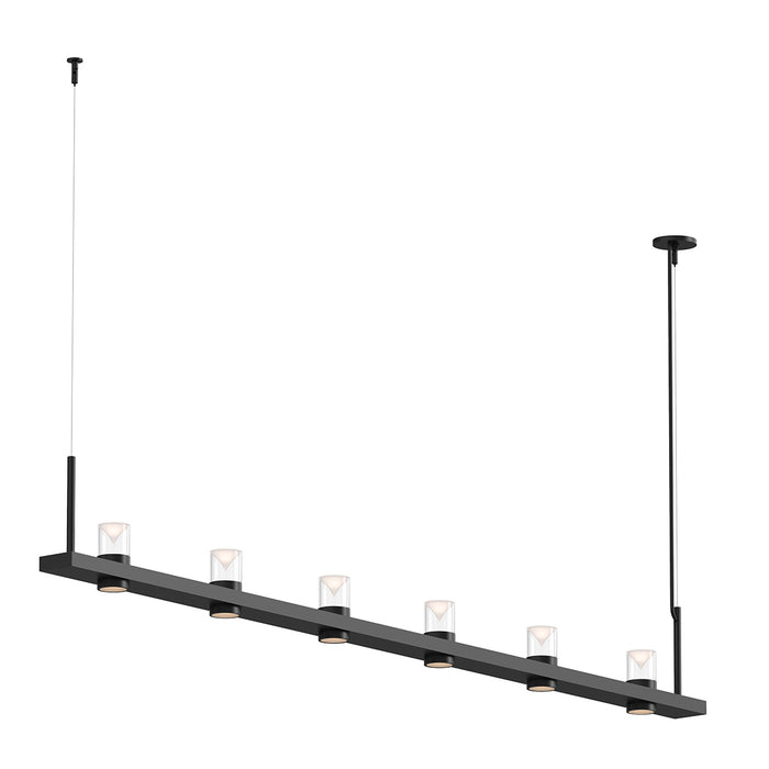 Sonneman 20QKL08B LED Pendant, Satin Black