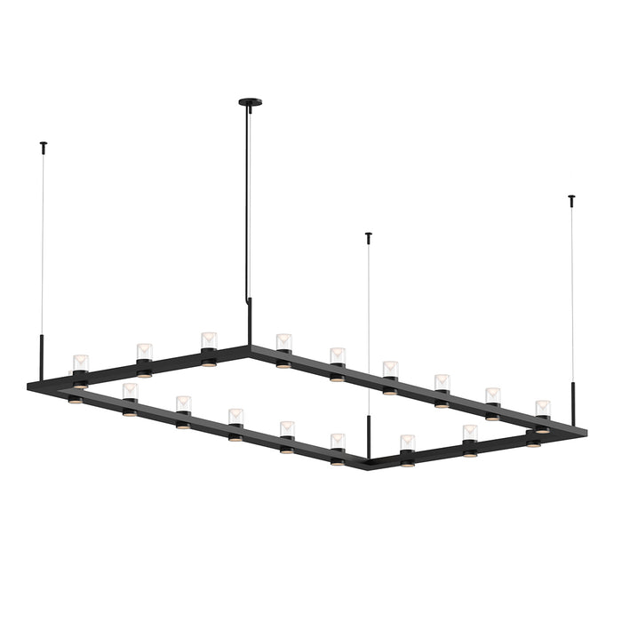 Sonneman 20QKR48B LED Pendant, Satin Black