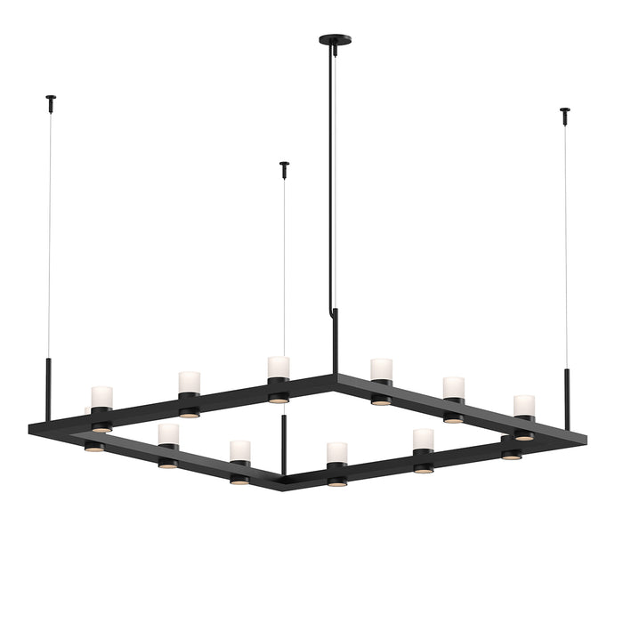 Sonneman 20QKS04C LED Pendant, Satin Black