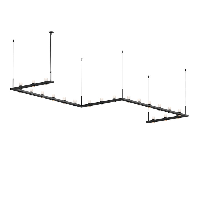 Sonneman 20QKZ46C LED Pendant, Satin Black
