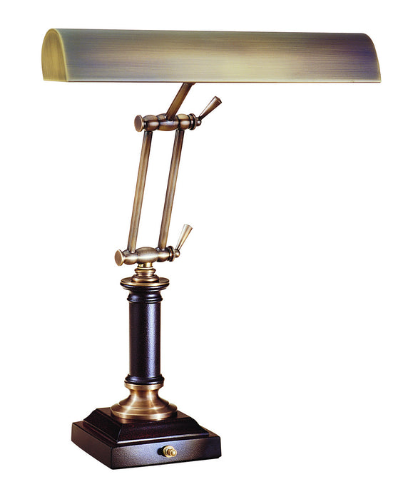 House of Troy P14-233-C71 Two Light Piano/Desk Lamp, Antique Brass